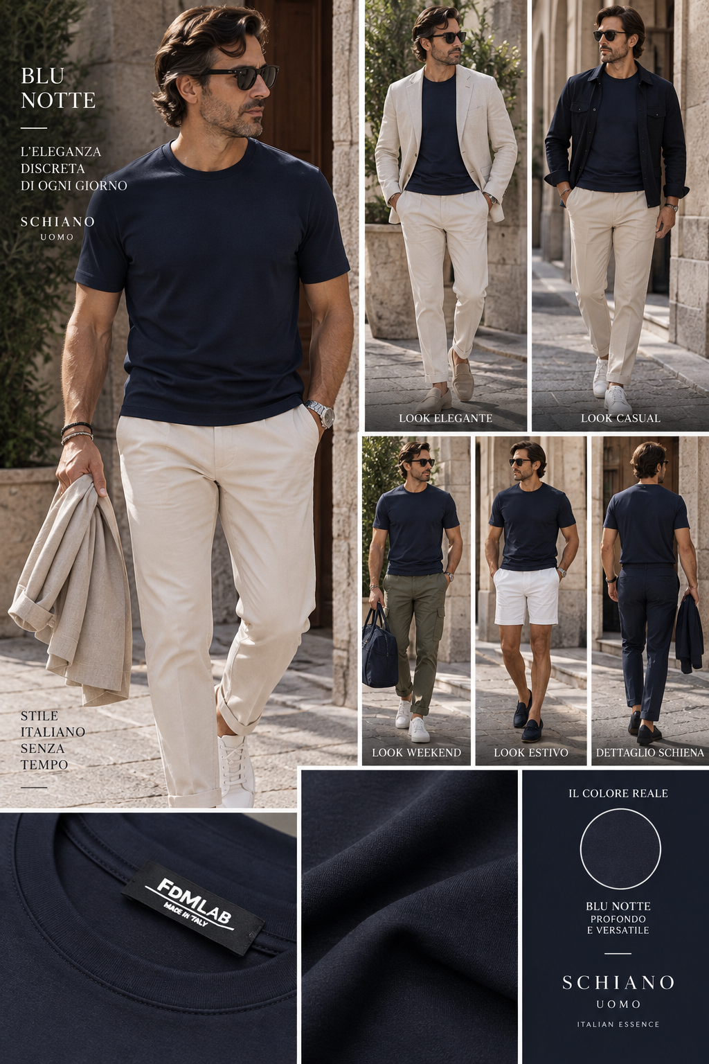 Tshirt cotone mercerizzato