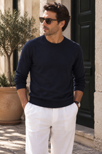 Maglia Girocollo Opificio 4.0 cotone crêpe manical lunga