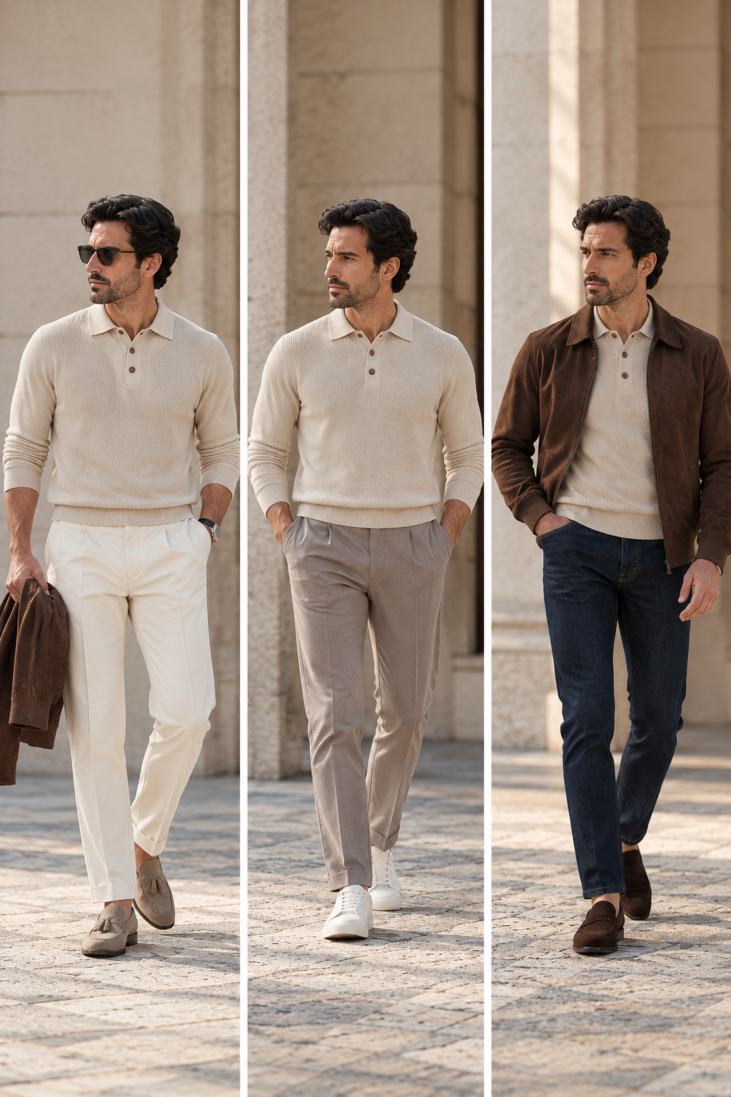 Polo in maglia di cotone