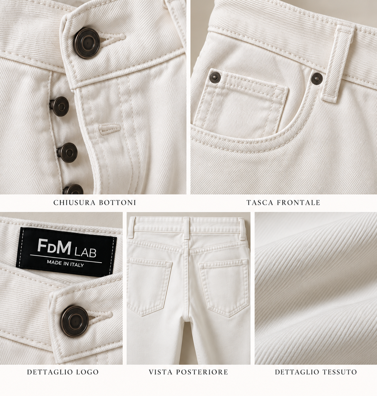 Jeans carrot fit FDM