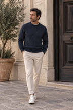 Maglia girocollo in misto lana Opificio 4.0