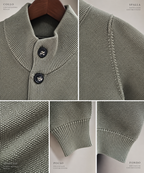 Cardigan Malagrida 100% Cotone – Verde Salvia