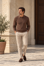 Polo in maglia di cotone
