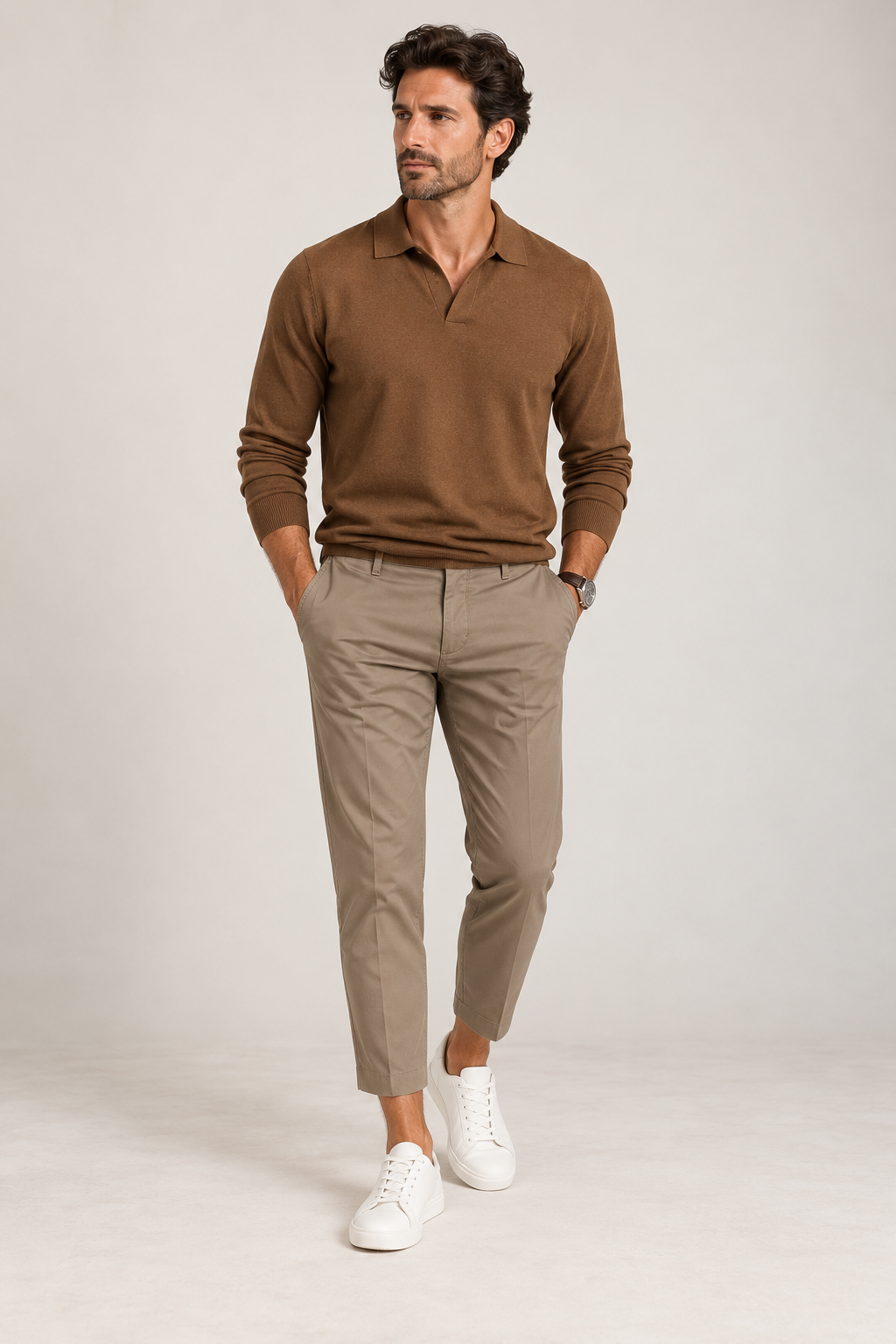 Pantalone Capri in Raso di Cotone