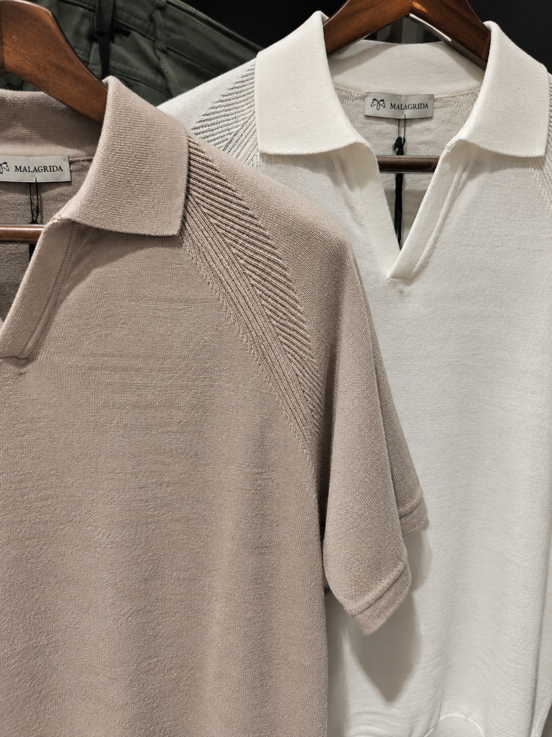 Polo Malagrida in lino e cotone