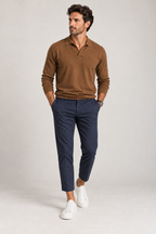 Pantalone Capri in Raso di Cotone