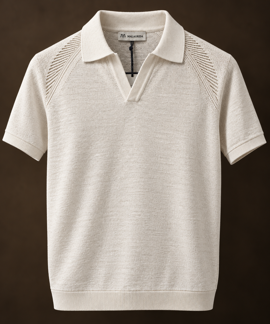 Polo Malagrida in lino e cotone