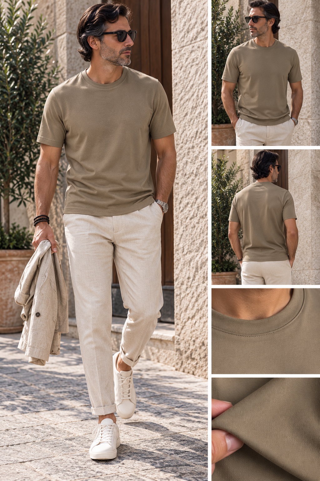 Tshirt cotone mercerizzato