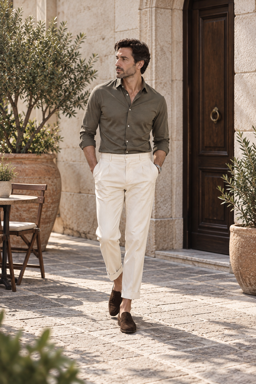 Camicia Cristiani in Jersey – Cotone e Modal